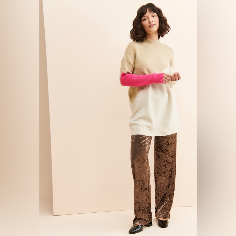 Anthropologie RD Style color block sweater